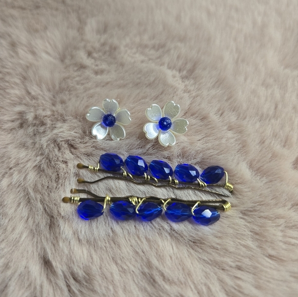 Barrette studs set - Picture 3 of 6
